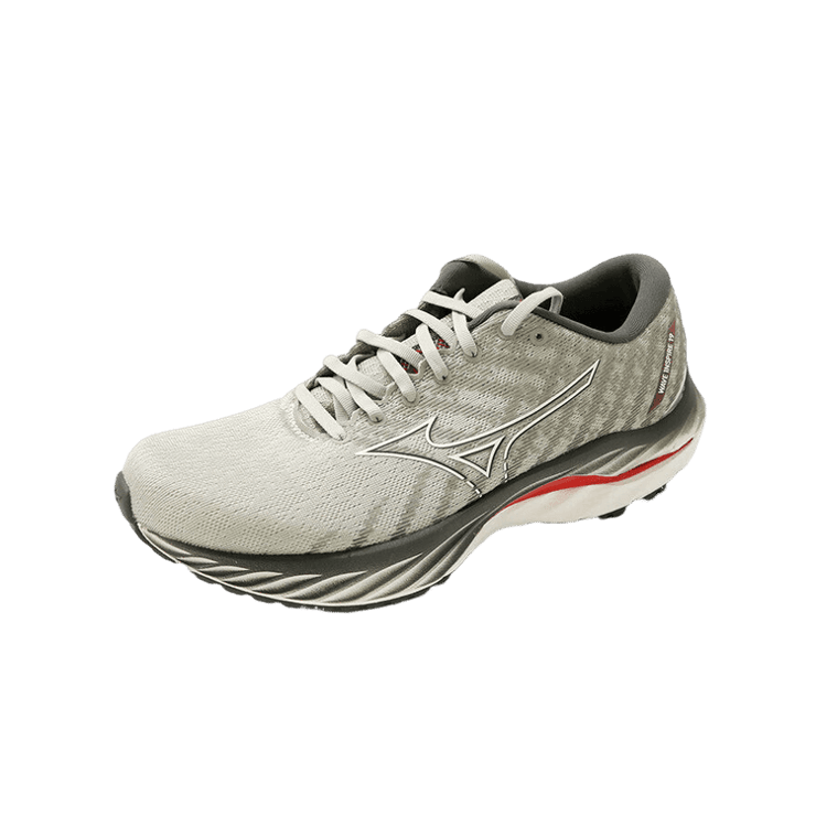 Mizuno Wave Inspire 19 Grey Green Angle 0
