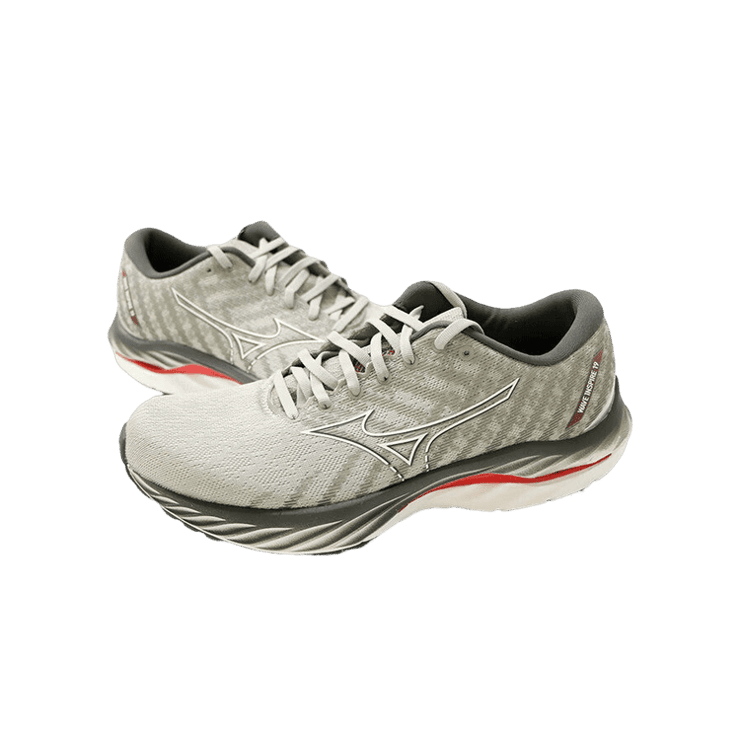Mizuno Wave Inspire 19 Grey Green Angle 1