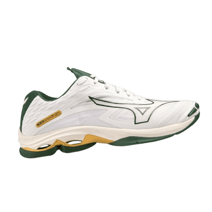 Mizuno Wave Lightning Z7 White Green Angle 0