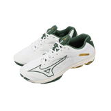 Mizuno Wave Lightning Z7 White Green Angle 1