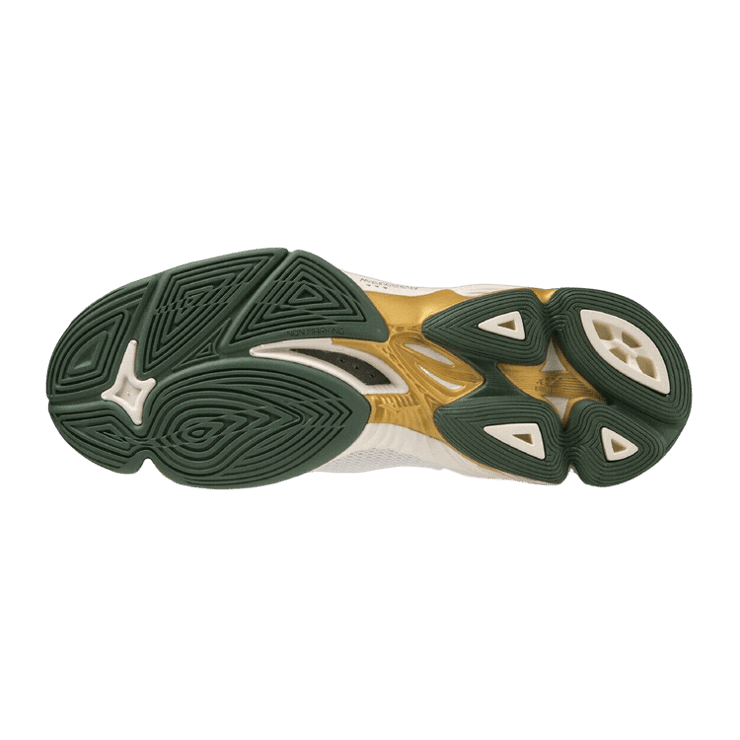 Mizuno Wave Lightning Z7 White Green Angle 3