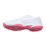 Mizuno Gate Sky Plus 3 Wide White High-Vis Pink Angle 2