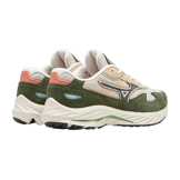 Mizuno Sports Style Wave Rider White Green Angle 2