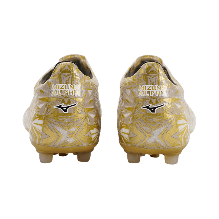 Mizuno Alpha Elite AG White Gold Angle 2