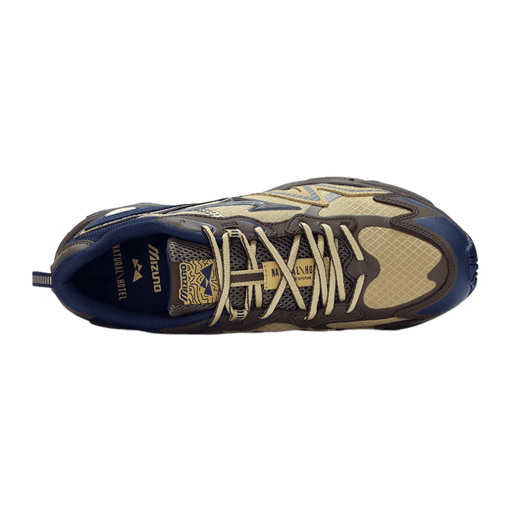 Mizuno WLTR30 x NATURAL HOTEL x Adventure Low Caramel Brown Angle 0
