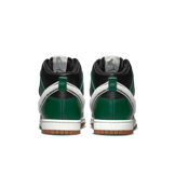 Nike Dunk High Chenille Swoosh Black Green Angle 3