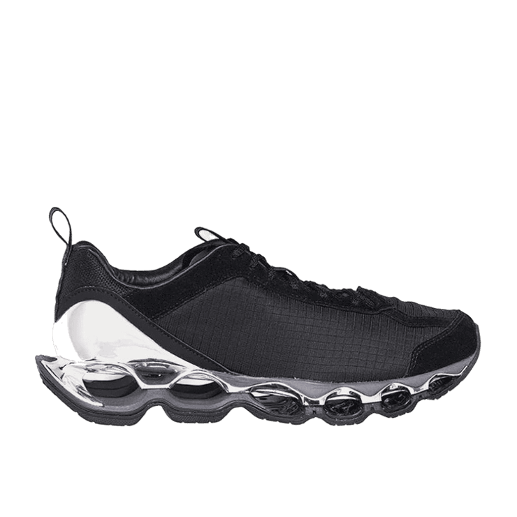 Mizuno Wave Prophecy x Graphpape Black Silver Angle 0