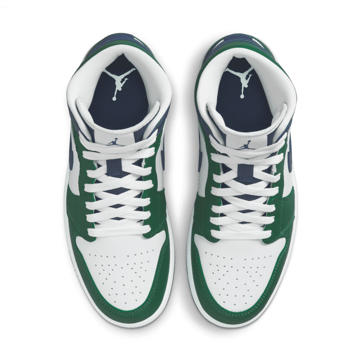 Air Jordan 1 Mid SE Noble Green Midnight Navy (W) Angle 1