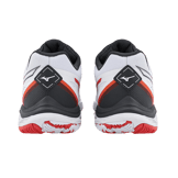 Mizuno Wave Fang 2 White Black Red Angle 2