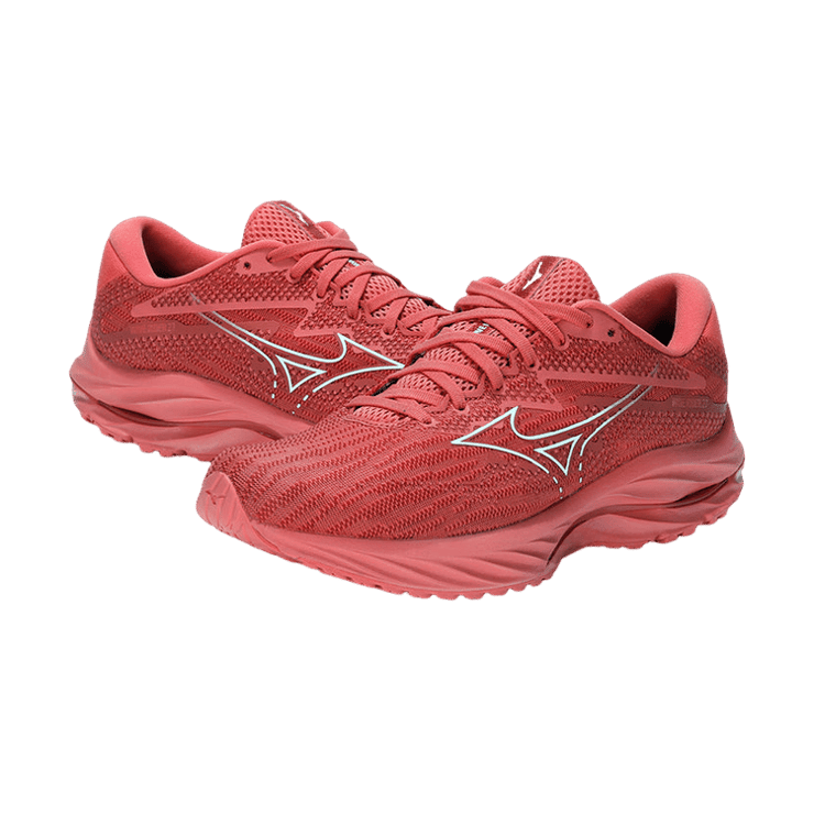 Mizuno Wave Rider 27 Red Angle 0