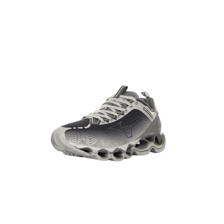 Mizuno × White Mountaineering Wave Prophecy X Grey Angle 0