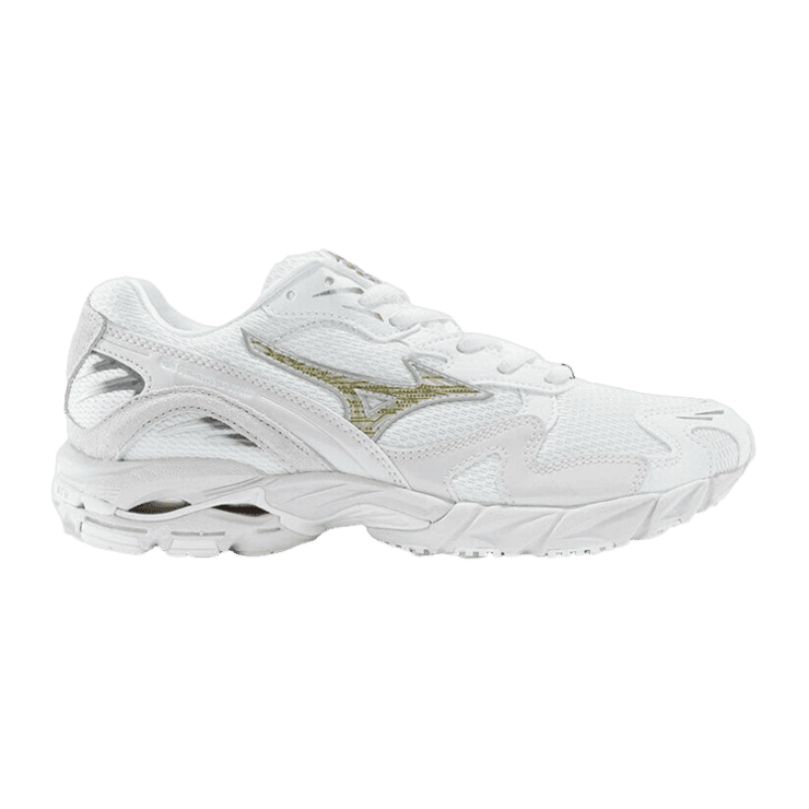 Mizuno Wave Rider 10 Beige Gold Angle 0