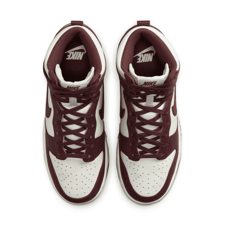 Nike Dunk High Burgundy Crush (W) Angle 2