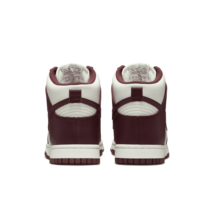 Nike Dunk High Burgundy Crush (W) Angle 4