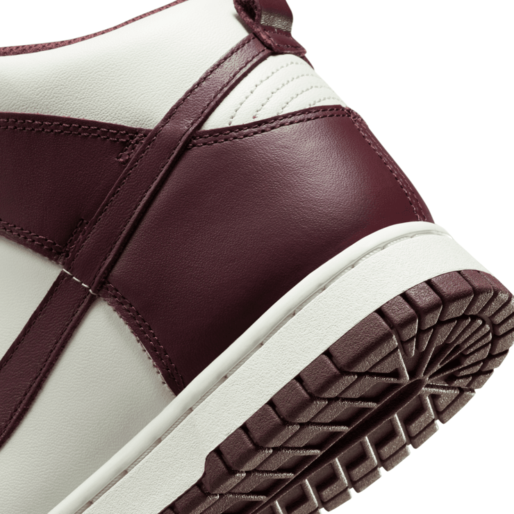 Nike Dunk High Burgundy Crush (W) Angle 6