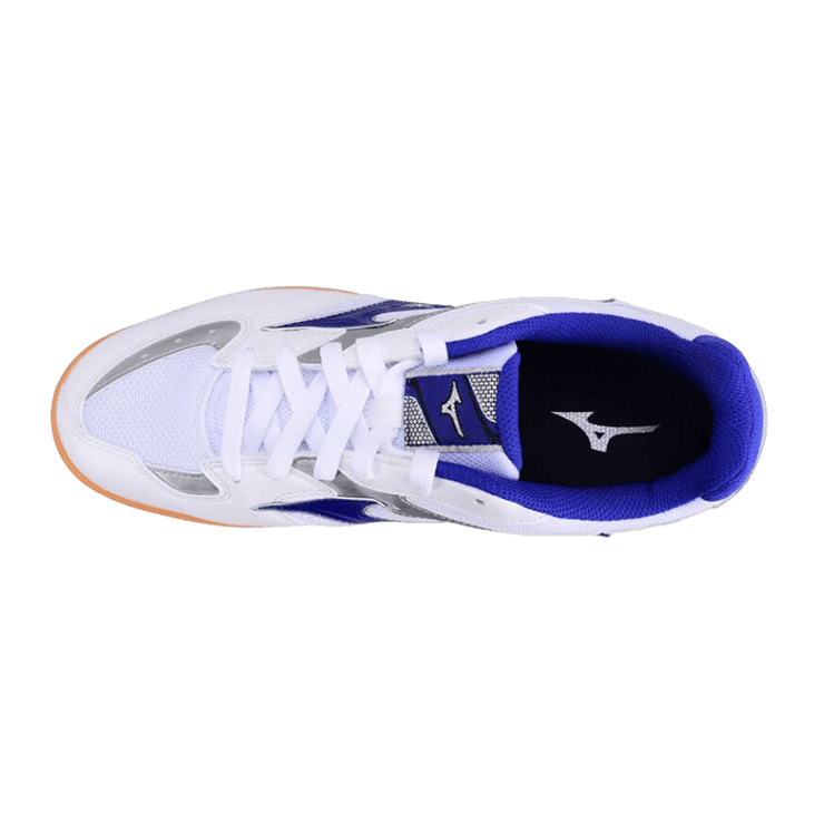 Mizuno Crossmatch Plio RX4 White Blue Angle 0