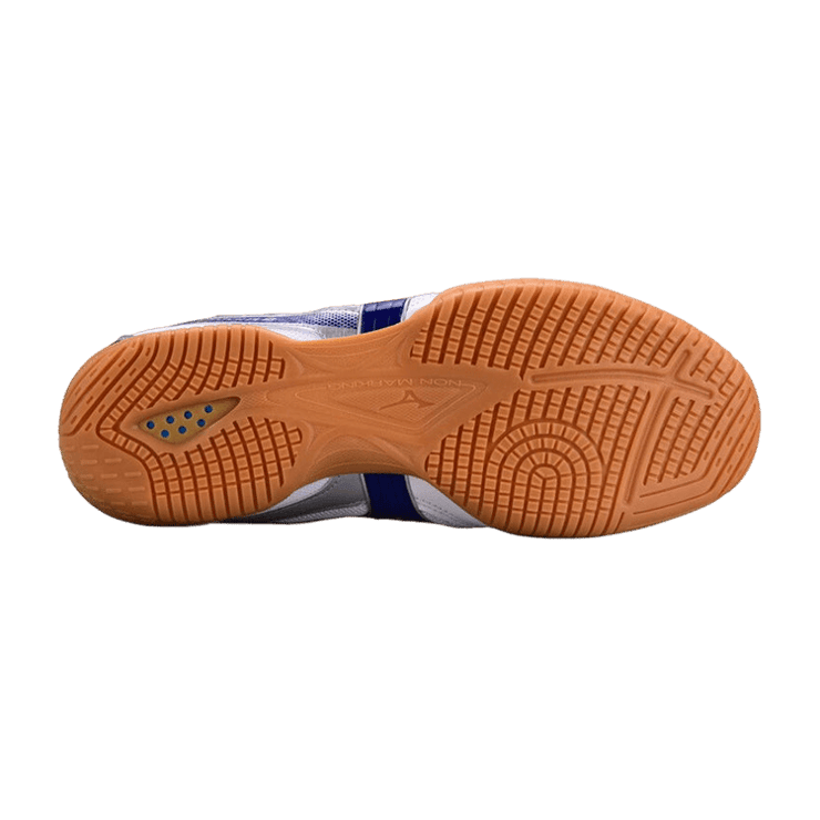 Mizuno Crossmatch Plio RX4 White Blue Angle 3