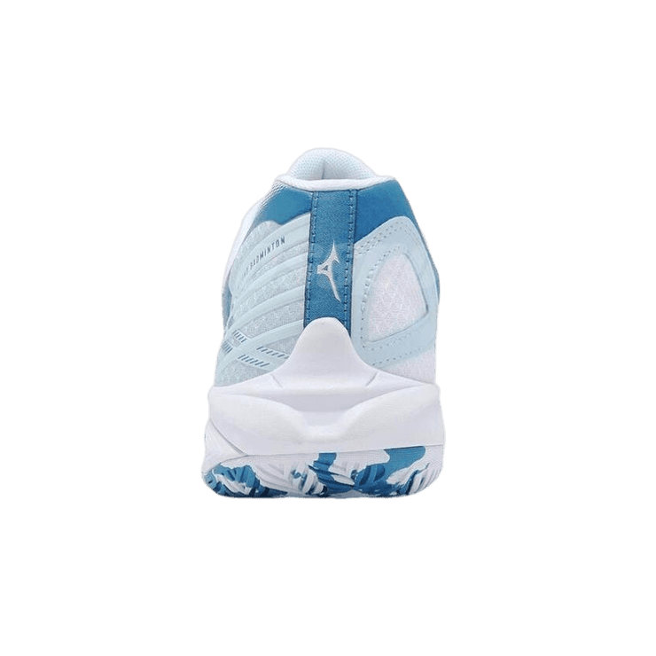 Mizuno Wave Claw 3 Wide White Sailor Blue Angle 2