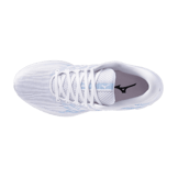 Mizuno Wave Rider 27 White Light Blue (W) Angle 0