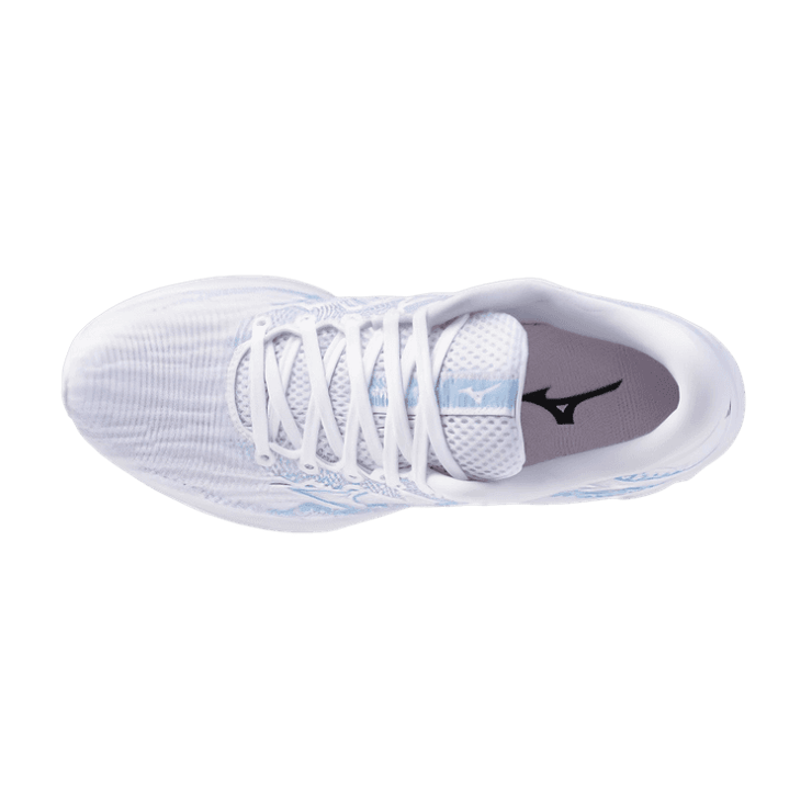 Mizuno Wave Rider 27 White Light Blue (W) Angle 0
