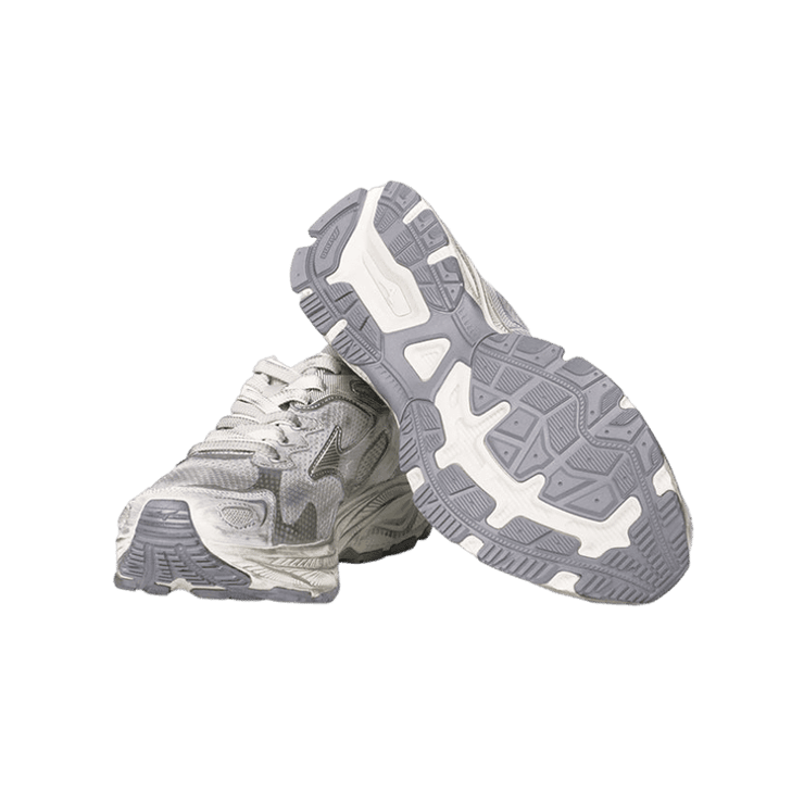 Mizuno Racer S White Metallic Silver Angle 2