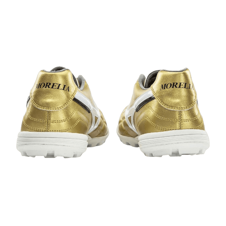 Mizuno Morelia UL TF Turf JAPAN Gold White Angle 2