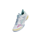 Mizuno Wave Rider Neo 2 White Pink Blue Angle 0