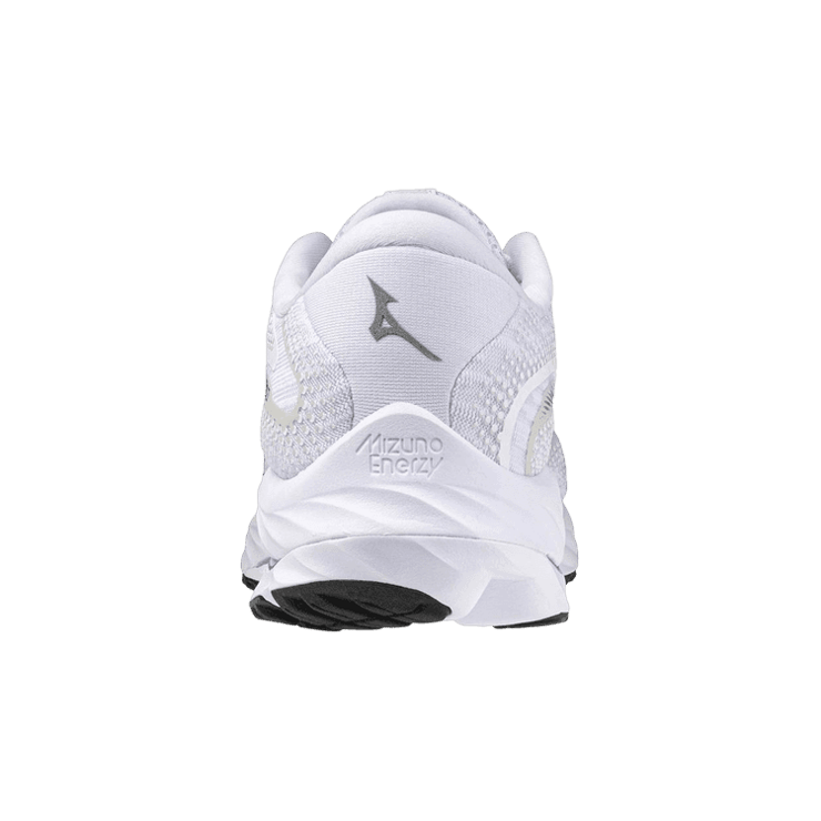 Mizuno Wave Rider 27 Super Wide White Black Angle 1