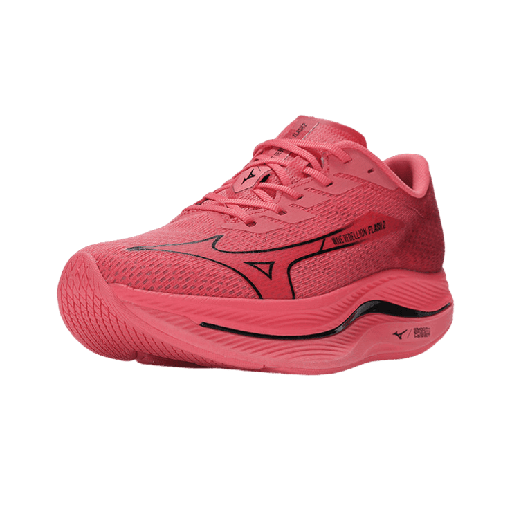 Mizuno Wave Rebellion Flash 2 Red Angle 1