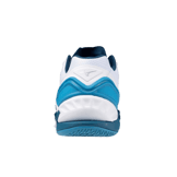 Mizuno Wave Stealth Neo White Blue Angle 0