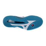 Mizuno Wave Stealth Neo White Blue Angle 1