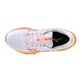 Mizuno Wave Rider 27 White Orange (W) Angle 0