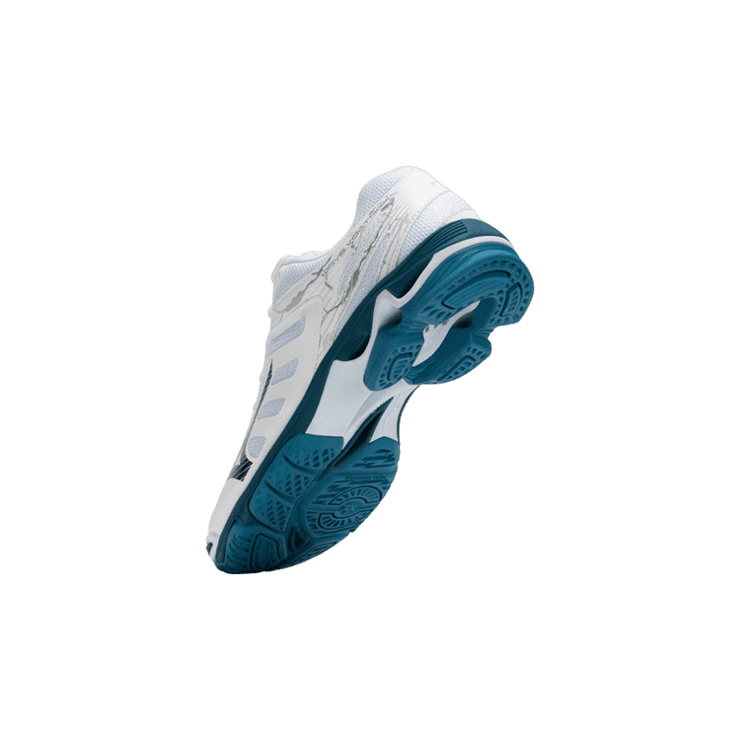 Mizuno Wave Voltage White Green Angle 1