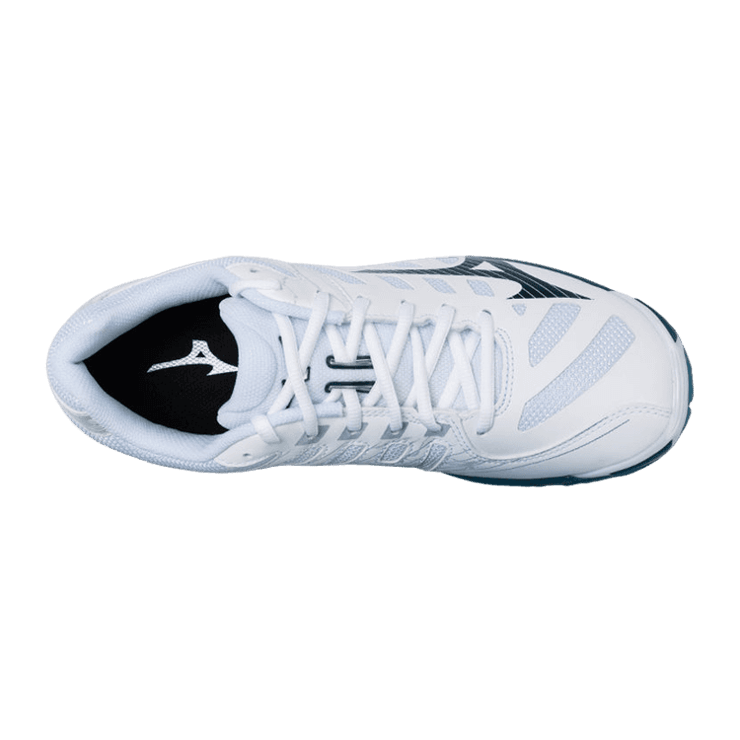 Mizuno Wave Voltage White Green Angle 2