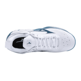 Mizuno Wave Luminous 2 White Blue Angle 0