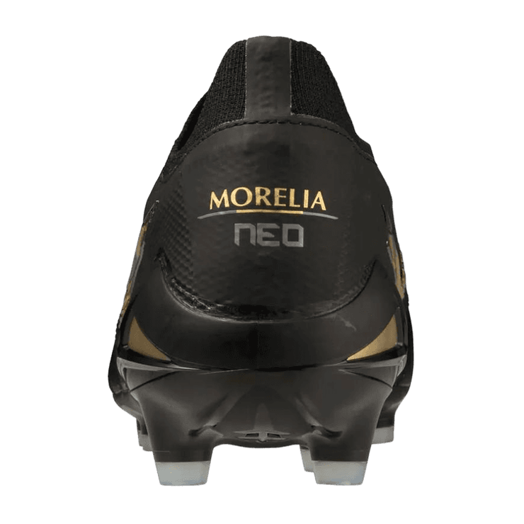 Mizuno Morelia Neo 4 Beta Japan Black Gold Angle 1