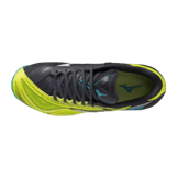 Mizuno Wave Medal 7 Yellow Black Light Blue Angle 0