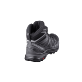 Salomon X Ultra 3 Wide Mid GTX Black Grey Angle 0
