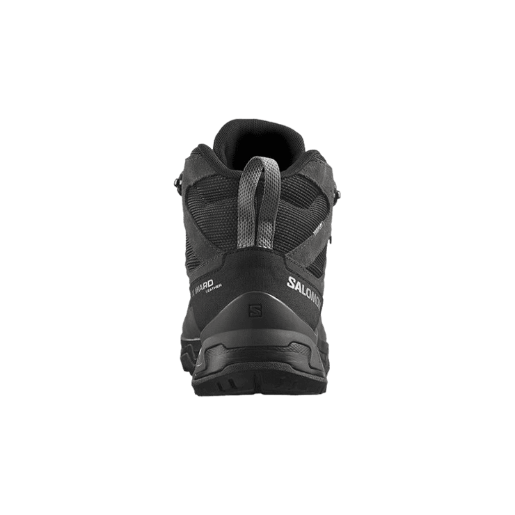 Salomon X Ward Leather Mid GTX Phantom Black Angle 1