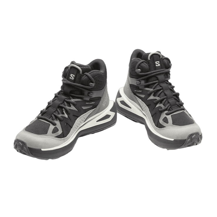 Salomon Odyssey Elmt Mid Gtx Sneakers Boots Grey Angle 0