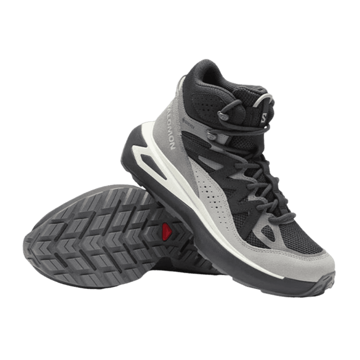 Salomon Odyssey Elmt Mid Gtx Sneakers Boots Grey Angle 2
