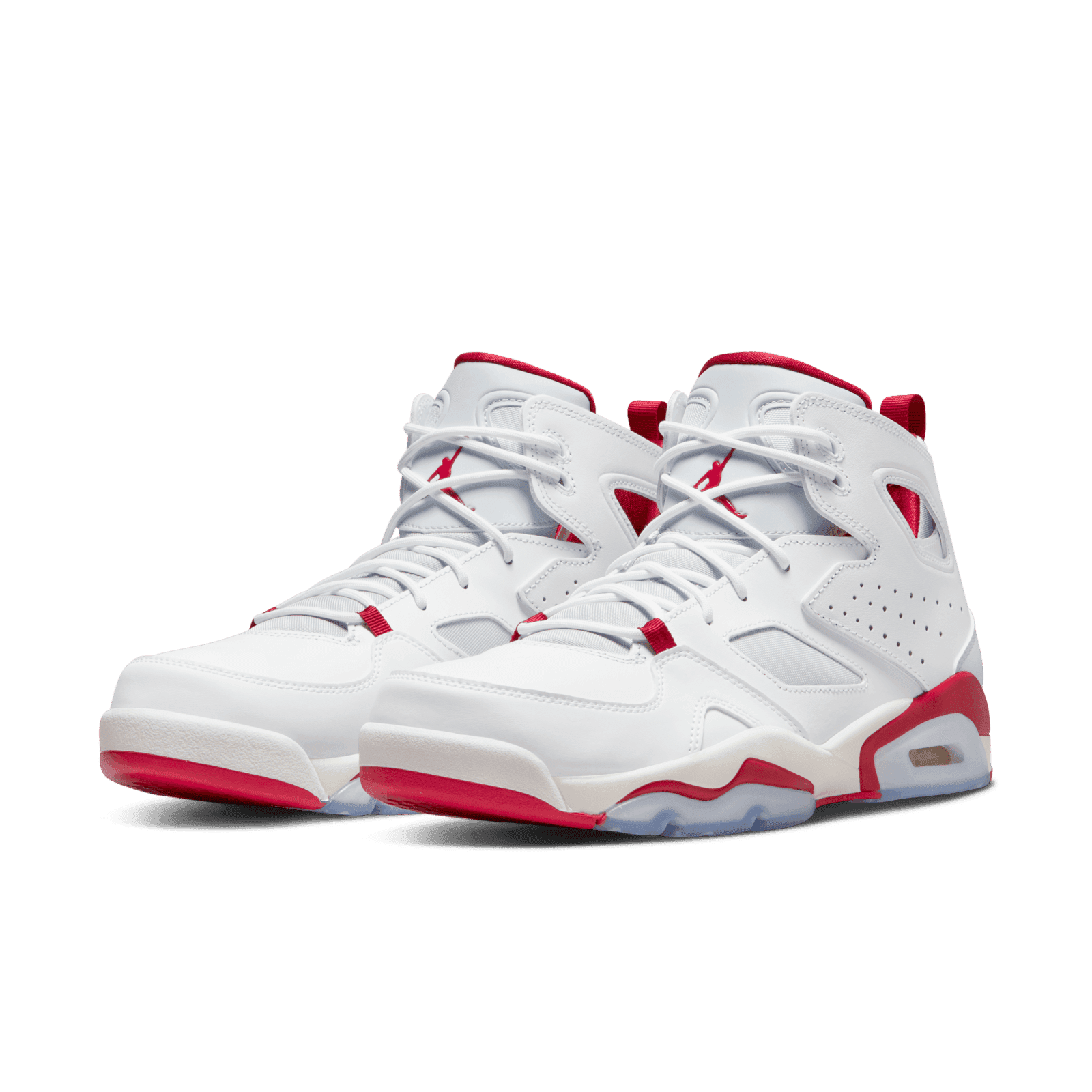 Jordan Flight Club 91 White Pure Platinum Sail Mystic Hibiscus Angle 2