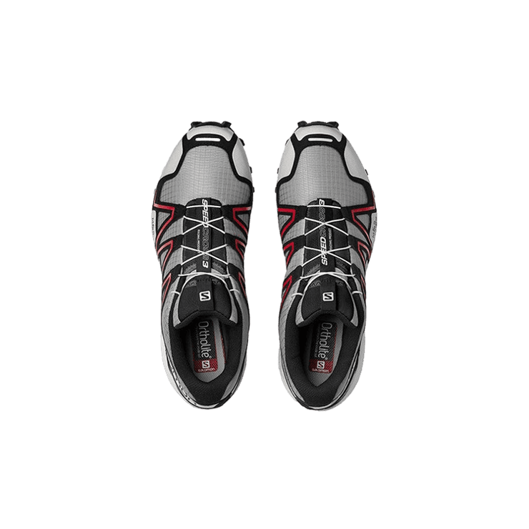 Salomon Speedcross 3 ADV Gray Black Red Angle 0