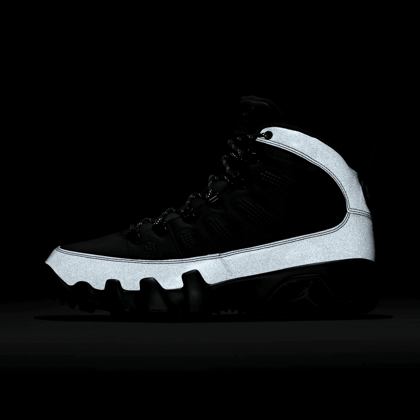 retro 9 jordans reflective
