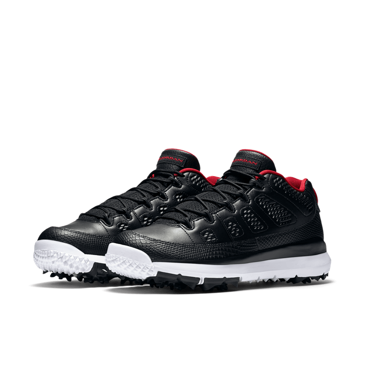 Jordan 9 Retro Golf Cleat Bred Angle 2