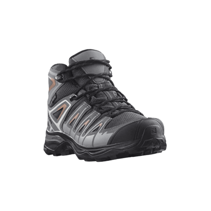 Salomon X Ultra Pioneer Grey Orange Angle 0