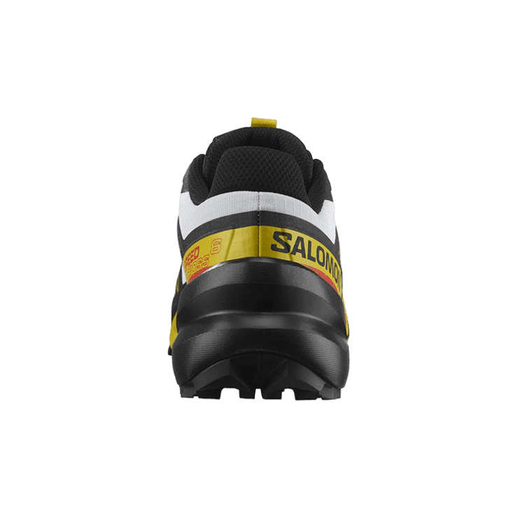 Salomon Speedcross 6 Black Yellow White Angle 2