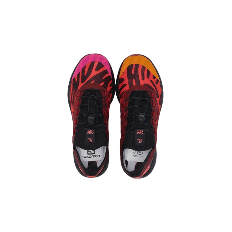 Salomon Ciele Athletics x Pulsar Trail Pro 'Black Fiery Coral' Angle 1