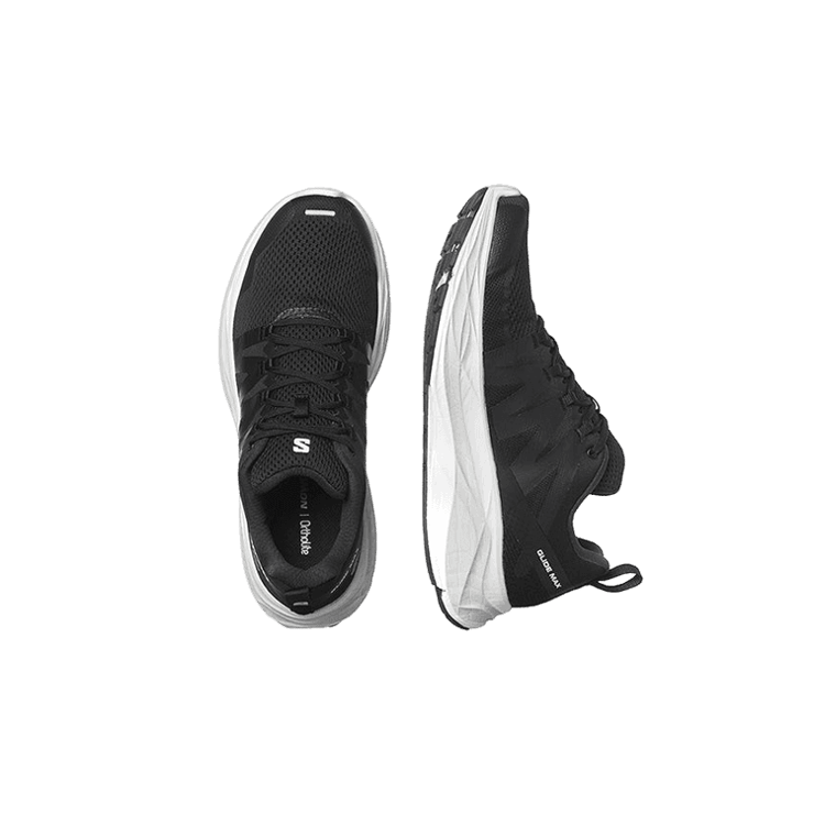 Salomon Glide Max Black White Angle 0