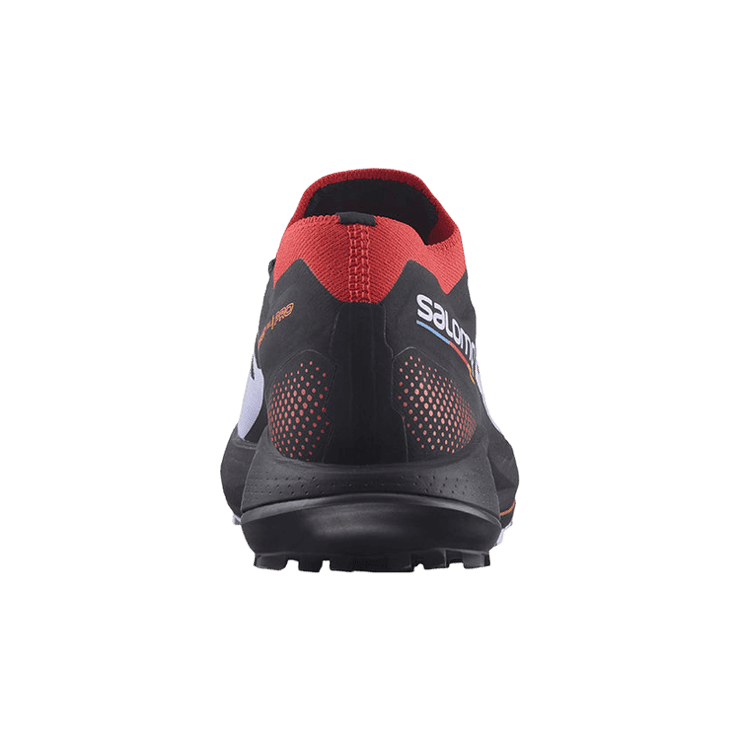 Salomon Pulsar Trail Pro Black Gray Red Angle 0